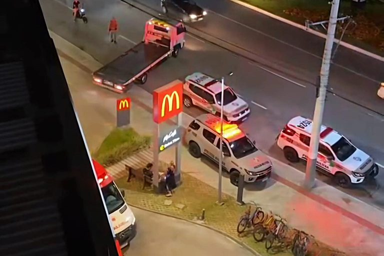 Homem é detido após causar confusão em drive-thru em Balneário Camboriú