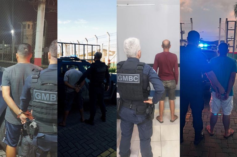 Guarda Municipal prende quatro procurados em 2 dias, entre eles suspeitos de homicídio e roubo
